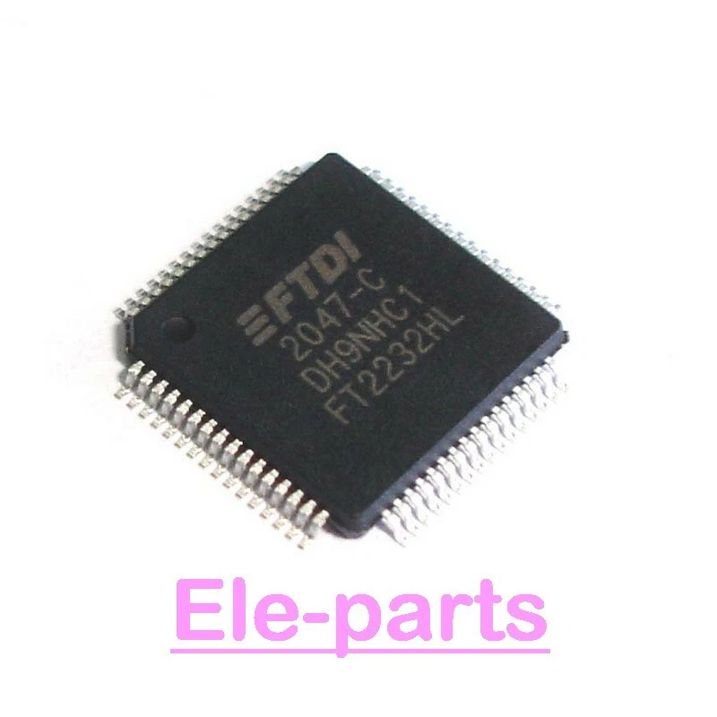 2 PCS FT2232HL LQFP64 FT2232 Dual High Speed USB to Multipurpose UART/FIFO IC - Image 1 of 1