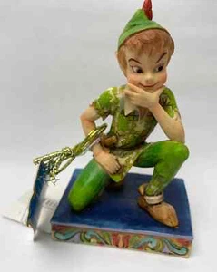 2014 Jim Shore Walt Disney "Childhood Champion" Peter Pan Figurine #4023531 - Picture 1 of 13