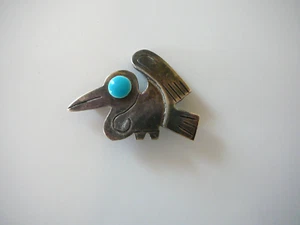 Vintage Graziella Laffi, Peru, Bird Pin - .925 Sterling - Picture 1 of 4