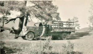 Foto militar CCC Camp Civil Conservation Corp de 1930 fotografía real instantánea  - Imagen 1 de 3