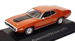 Altaya escala 1/43 17725A - Plymouth GTX cupé 1971 - Met. Marrón/Negro - Imagen 1 de 5