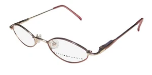 NUEVAS GAFAS SCOTT HARRIS 758 42-18-120 NIÑOS-NIÑAS 01 BORDE COMPLETO OJO DE GATO DORADO - Imagen 1 de 8