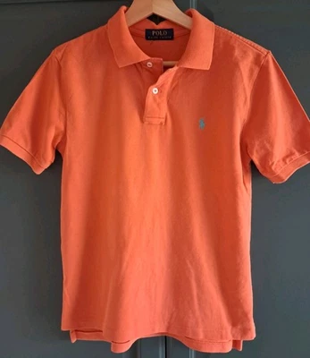 Size 10 Orange Ralph Lauren Polo Shirt, Short Sleeve - Image 1 of 4
