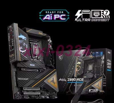 NEW  MSI  MEG Z790 ACE  High end overclocking motherboard DHL shipping - Image 1 of 4