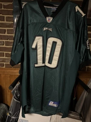 Camiseta de fútbol americano Desean Jackson Philadelphia Eagles NFL #10 Reebok para hombre talla 54 Foto 1 de 2
