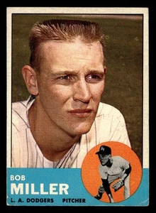 1963 Topps Bob Miller #261 en muy buen estado Los Angeles Dodgers - Imagen 1 de 2