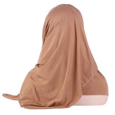 Mujeres Musulmanas Una Pieza Hijab Amira Instantánea Bufanda Pañuelo Envolvente Mantón Islámico Foto 1 de 4
