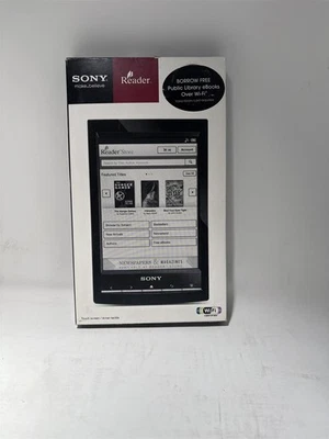 Sony PRS-T1 Wifi Touch Screen 6" E-Reader Black - Image 1 of 4