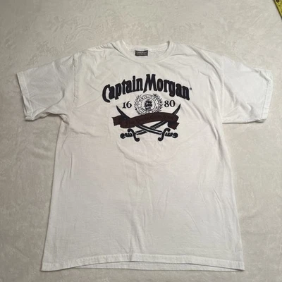 Captain Morgan Original Spiced Rum T-Shirt Official Crew Gear - Large  - Image 1 of 4