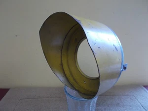 VTG INDUSTRIAL LIGHT VISOR PART TAFFIC R-R STEAMPUNK RAT ROD REPURPOSE - Picture 1 of 14