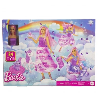 BARBIE Fantasy Advent Calendar – Christmas Building Toy Set - Image 1 of 4