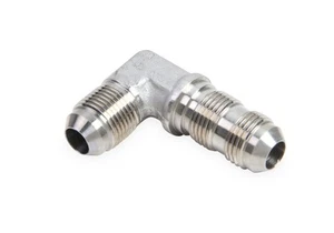 SS983312ERL Earl's 90 Degree -12 AN Bulkhead - Stainless Steel - Picture 1 of 1