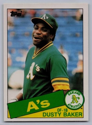 1985 TOPPS TRADED (#4T) - DUSTY BAKER RC - Image 1 of 2