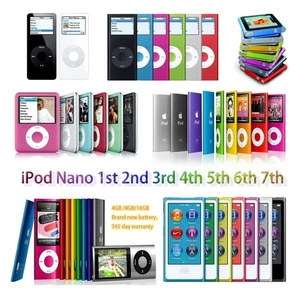Apple iPod Nano 1st 2nd 3rd 4th 5th 6th & 7th Generation 2GB 4GB 8GB & 16GB lot - Picture 1 of 62