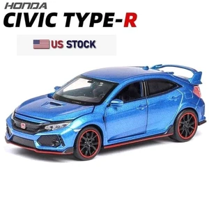 HONDA CIVIC TIPO R NUEVO MODELO DE COCHE FUNDIDO A PRESIÓN DE 6 PULGADAS SONIDO Y LUZ DIFÍCIL DE ENCONTRAR VEHÍCULO REGALO - Imagen 1 de 11