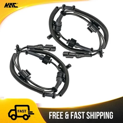 ABS Wheel Speed Sensor For Ford F-250 Super Duty 2005-2007 F-350 2005-2010 2PC - Image 1 of 4