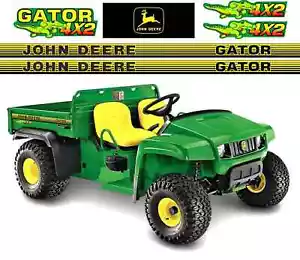 JOHN DEERE GATOR 4X2 KIT GRAPHIC - SET DECAL - STICKERS - Picture 1 of 2