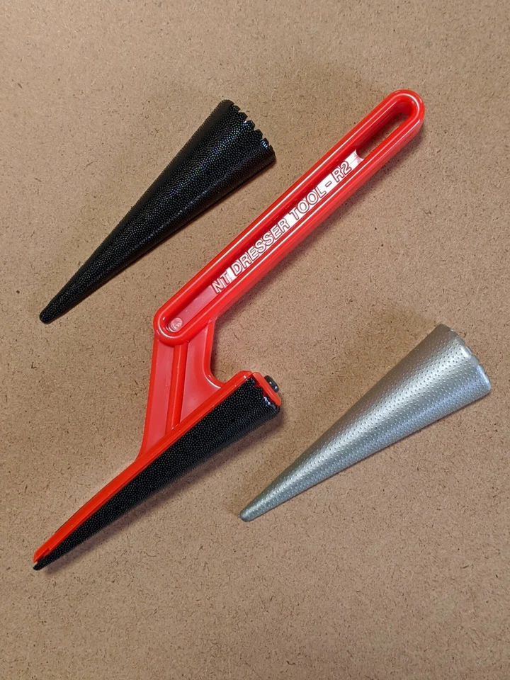 RM-320P NT Dresser Cutter cone-shaped hand file: repl. grits in med. and coarse - Image 1 of 1