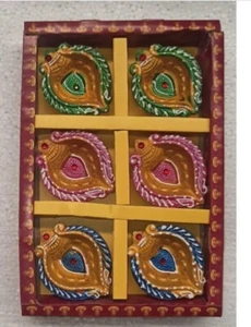 Clay Diya Diwali Lamps Hand Made For Puja Home Diwali Decoration 18 Pcs C-1 - Picture 1 of 3