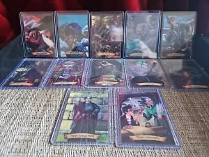 2004 HARRY POTTER Carte lenticolari rana cioccolato maghi SET COMPLETO 12/12 raro! - Foto 1 di 19