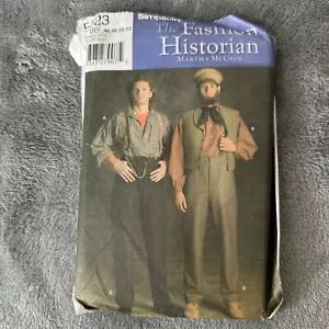 Simplicity 5023 Sz 46-52 Mens Civil War Shirt Pants Historian Costume Cosplay - Picture 1 of 5