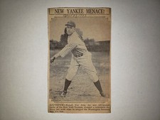 Russ Van Atta 1933 Yankees Picture Panel