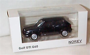 Volkswagen Golf GTI G60 1990 in Black  1-43 scale new in box Norev