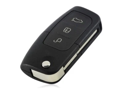 SURIANO CAR PASSION Cover Chiave Guscio per Ford 3 Tasti Fiesta Focus Kuga Telecomando Scocca HU101