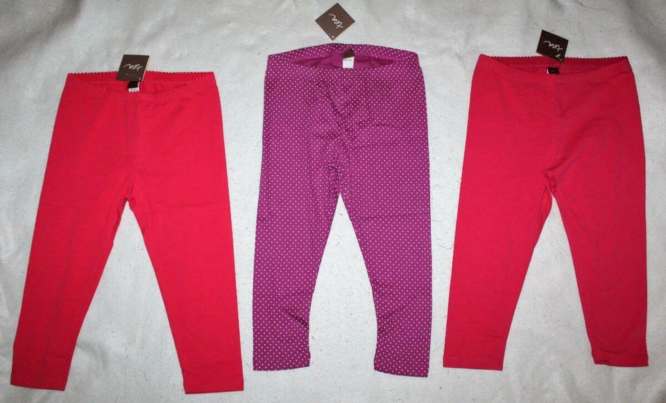Nuevo con etiquetas Legging Capri Tejido Niñas Colección Tea Punto Cereza Púrpura Camille Rosa 10 Años Foto 1 de 1