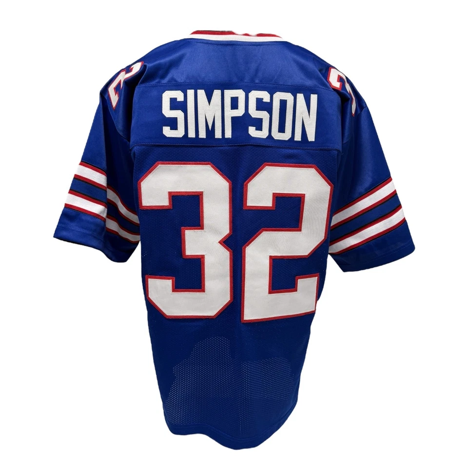 CUSTOM UNSIGNED O.J. SIMPSON BLUE JERSEY XL - Image 1 of 1