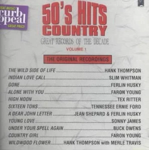 VARIOUS ARTISTS - GREAT RECORDS OF THE DECADE: 50'S HITS COUNTRY, VOL. 1 NEW CD - Picture 1 of 1