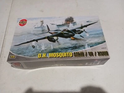 Lot 172 Sealed Airfix 1:72 De Havilland Mosquito FBVI NF II/Mk XVIII A03019 Ww2 - Image 1 of 2