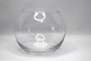 Bola de burbuja de patas Libbey 841 vidrio transparente de 3,5 pulgadas (9 cm) hecha en EE. UU. - Imagen 1 de 6