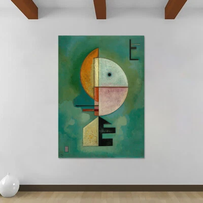 Upward - Arte abstracto de Wassily Kandinsky 1929 - Estampado artístico de pared laminado de lona Foto 1 de 4
