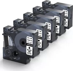 5-Pk/Confezione Nastro Etichette D1 45013 S0720530 per DYMO LabelManager 160 280 420P - Foto 1 di 8