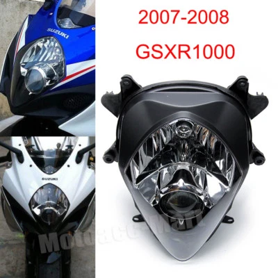 Conjunto de faros premium para Suzuki GSXR 1000 GSX R1000 2007-2008 Foto 1 de 4