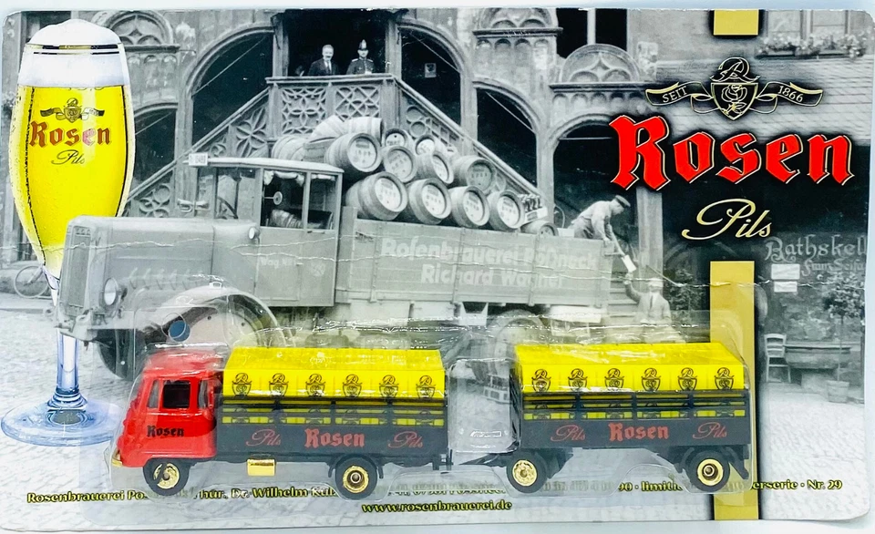 EBOND Modellino Camion - Birra Rosen - Grell - 1:87 - 0328 - Immagine 1 di 1