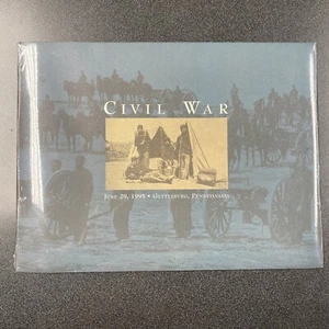 Estampillas postales vintage de Estados Unidos. CEREMONIA GUERRA CIVIL. 1995. COMO NUEVO. - Imagen 1 de 2