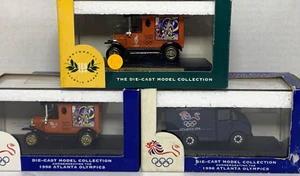 LLEDO 1996 ATLANTA OLYMPIC GAMES BRITISH TEAM 3x VANS IN CASES Bundle - Picture 1 of 7