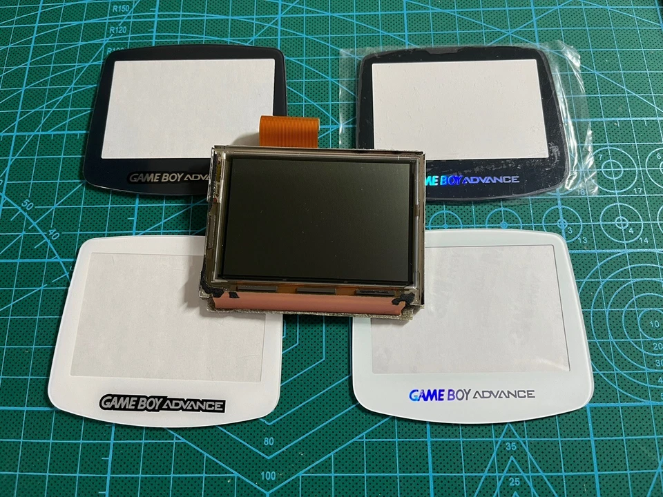 Nintendo Game Boy Advance GBA Original OEM LCD Screen Replacement And New Lens - Image 1 of 1
