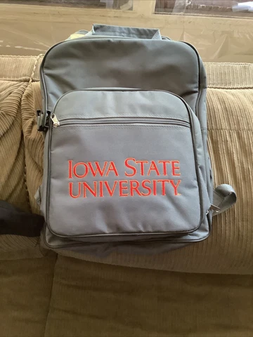 IOWA STATE UNIVERSITY GRAY PICNIC BACKPACK Cover
