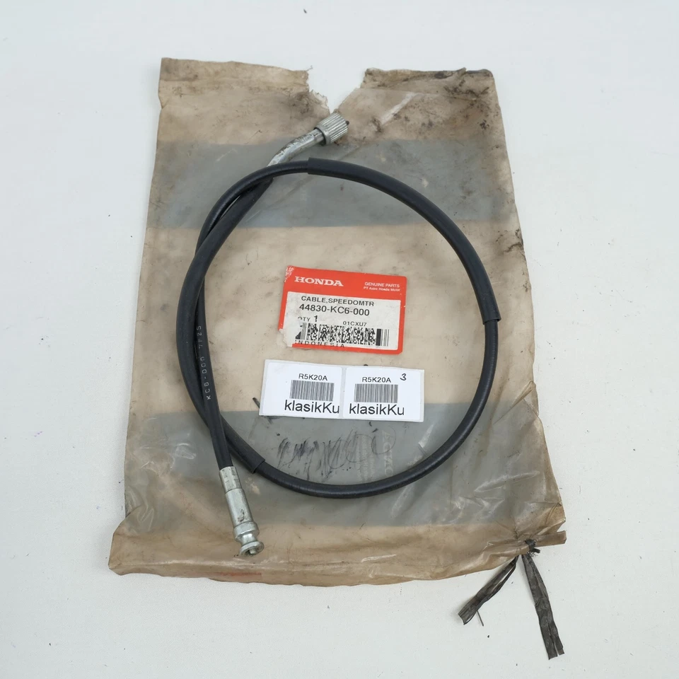Cable velocímetro Honda compatible con CB650 CM400 CM450 XR200 OEM 44830-KC6-000 Foto 1 de 4