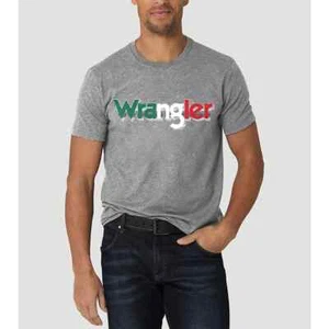 Wrangler Men's Mexico Flag Kabel T-Shirt - Picture 1 of 3