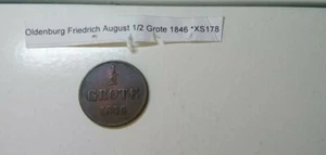 Münze OLDENBURG 1/2 GROTE 1846 Friedrich August Sehr guter Zustand - Bild 1 von 2