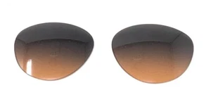New Authentic OLIVER PEOPLES Sunglass Lens Replacements Roella Brown Fade 55mm - Picture 1 of 2