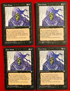 MTG Magic the Gathering Hoar Shade CCG Card x4 Wizards of the Coast 1995 - Picture 1 of 3