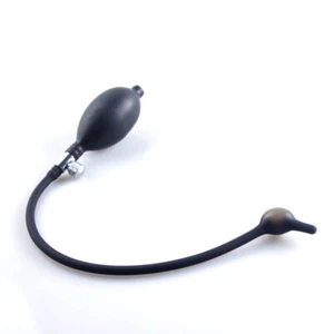 Silicone Inflatable Pump Sounding Sounds Penis Plug Stretcher Enhancer Expander - Picture 1 of 10