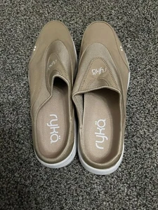 Ryka Gold Slip-On Mule Clogs Walking Shoes 9W - Picture 1 of 6