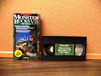 REALTREE PRESENTS MONSTER BUCKS 7, VOLUME 2, DREAMS TO REALITY  (VHS 1999)   - Image 1 of 4