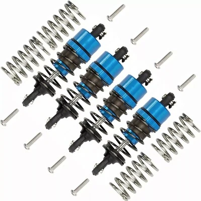 55MM 1/10 RC Oil filled Shock Absorbers kit for Tamiya TT01 TT02 HSP Upgrade - Image 1 of 4
